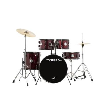 Imagem de BATERIA ACÚSTICA VOGGA URBAN BUMBO 20" VPD120 WR (VINHO)
