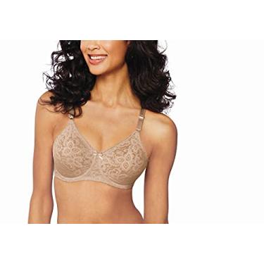 Imagem de Bali Sutiã feminino rendado liso com aro DF3432, Nude., 40DD