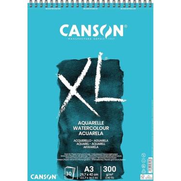 Imagem de Bloco Espiralado XL A3 300g/m² Aquarelle 30 Folhas - Canson