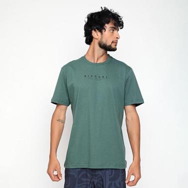 Imagem de Camiseta Masculina Rip Curl Shockwaves Verde-Unissex