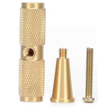 Imagem de Puxadores de Armário de Latão Com Furo único, Alças Em Forma de T para Armário de Guarda-roupa, Armários de Cozinha e Gavetas, Fáceis de Instalar