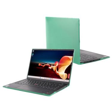 Imagem de mCover Capa compatível apenas com Notebook Lenovo ThinkPad X1 Carbon Gen 9/Gen 10/Gen 11 2021-2024 de 14 polegadas (com dobradiça de 180 graus, não serve para outros modelos Lenovo) - Verde