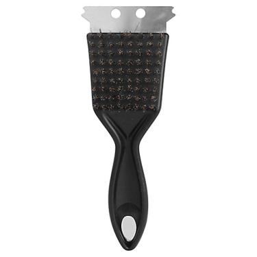 Imagem de Escova Raspadora 2 Funções para Churrasqueira Preto Mr Beef