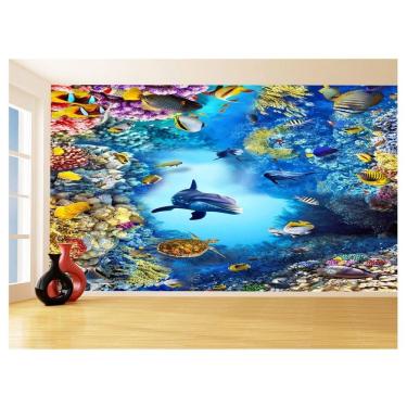 Imagem de Papel Para Piso De Porcelanato Liquido Água 3,5M Flr28