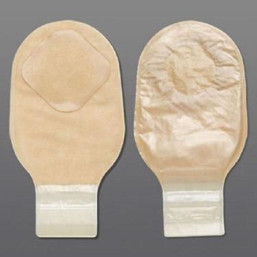 Imagem de Bolsa Ostomy Pouchkins Sistema de uma peça 6-1/2 polegadas de comprimento 38 mm Acabamento drenável de estoma para caber 10 unidades da Hollister (pac