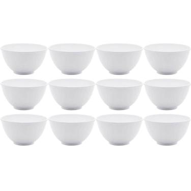 Imagem de Jogo de 12 Cumbucas de Melamina Branca Bowls para Restaurant