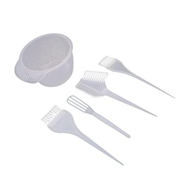 Imagem de Kit de Tintura de Cabelo, Kit de Coloração de Cabelo, Conjunto de Escova e Tigela de Tintura de Cabelo, Kit de Coloração de Tintura de Cabelo Profissional Tigela de Cor de Cabelo