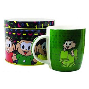 Imagem de Caneca De Porcelana Na Lata Cebolinha 325ml - Turma Da Mônica
