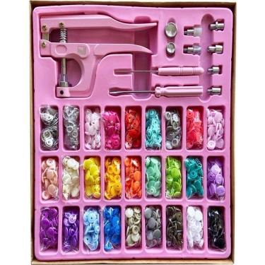 Imagem de Kit Alicate 3 Em 1 Pregar Botão Pressão