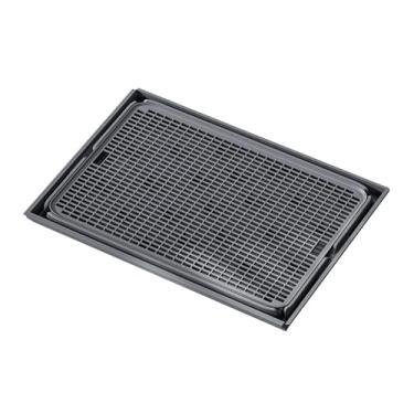 Imagem de Bothyi Tapete para areia de gato Tapete para armadilha de areia de gatinho Tapete leve para areia de gatinho Caixas de areia antiderrapantes Tapete para, Cinza Escuro