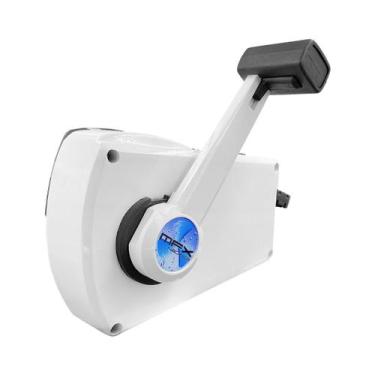 Imagem de Manete de Comando Lateral Universal para Motor Náutico Branco - MFX