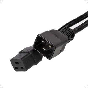 Imagem de Cabo de Força Extensão C 19 Fêmea X C 20 Macho de 3 Metros - Win Cabos