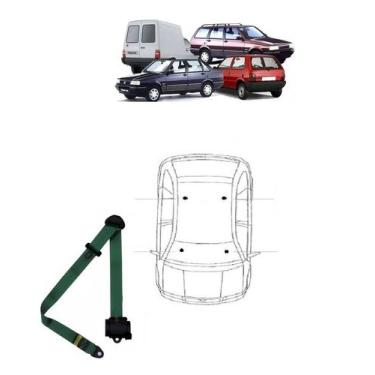 Imagem de Cinto de Segurança 3 pontos dianteiro Fiat Elba - Dialp, Verde