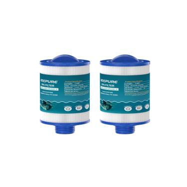 Imagem de KEEPURE Filtro de substituição para spa PWW50P3 para filtro de tubo quente PWW50, 6CH-940, 817-0050, FC-0359, 25252, 03FIL1400, PC-0359, rosca grossa de 3,8 cm, pacote com 2