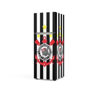 Imagem de Adesivo Decorativo Geladeira Envelopamento Premium - Belo Papel de Par