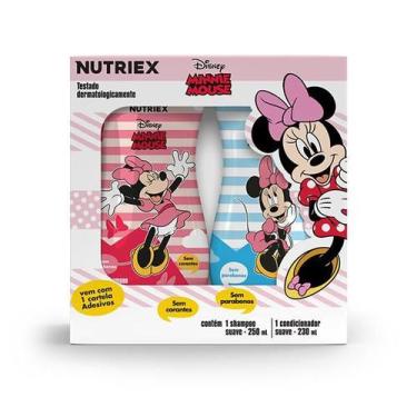 Imagem de Kit Minnie Suave (Shampoo 250ml + Condicionador 230ml) C/ Cartela de A