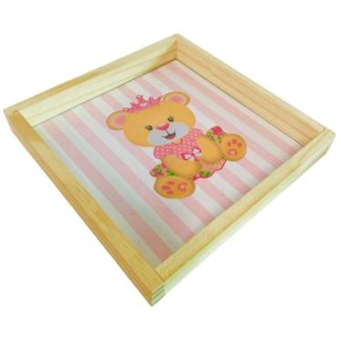 Imagem de Bandeja em Pínus Personalizada Bebê Menino/Menina - Dóia Kids, Bandeja