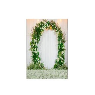 Imagem de Fundo Fotográfico 1,50 x 2,20 - Dia dos Namorados Arco de Flores 034 -