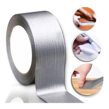 Imagem de 2 Fita Adesiva Silver Tape Surf Prata 45mm X 10m Multiuso - startools
