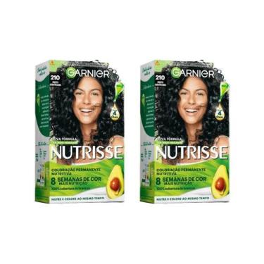 Imagem de Coloraçao Nutrisse 210 Preto Azulado / Jabuticaba-Kit 2Un