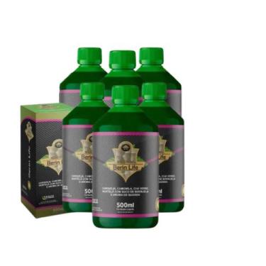 Imagem de Kit 6 Un Berin Life Suco De Beringela 100% Natural Concentrado Em Fras