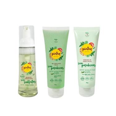 Imagem de Kit 3 Skincare p/ Cuidado Facial Natural - Piatan Natural