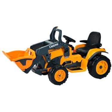 Imagem de Mini Trator Infantil Eletrico Peg Pérego Deere Construction Loader 12v Laranja