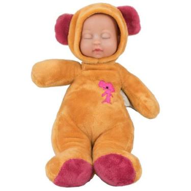 Imagem de Bebe C/ Roupa De Bichinho Canguru - BBR Toys
