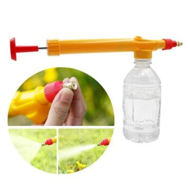 Imagem de Kit 10 Pulverizador Garrafa Pet Borrifador Manual - Fertak, Amarelo