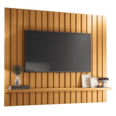 Imagem de Painel para TV Suspenso 60 Pol. Ripado Like H01 Cinamomo - Mpozenato, 