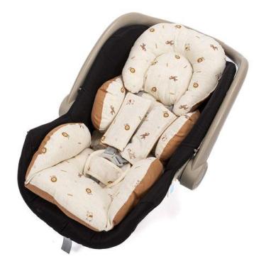 Imagem de Capa colchão para Bebê Conforto fofinho - Dolce Affetto, leão caramelo