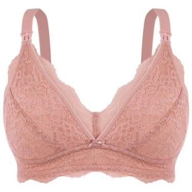 Imagem de Sutiã Amamentação Rendado Liebe 413400, 48, Chocolate