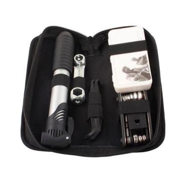 Imagem de Kit Reparos Emergencia Para Bike Remendo Chave Bomba De Ar - BELLATOR