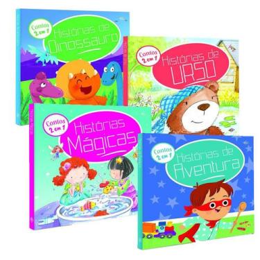 Imagem de Livro Infantil Coleção Contos 2 Em 1 Histórias Ilustradas - DCL