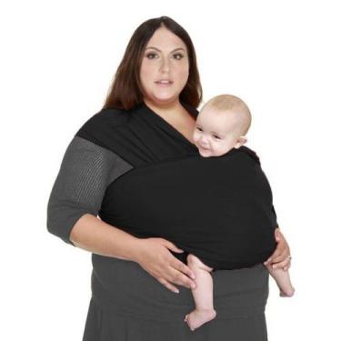 Imagem de Baby Sling PLUS SIZE Mamãe Canguru Malha 100% Algodão - Dryka Enxovais