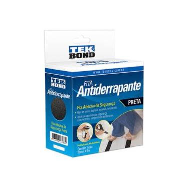 Imagem de Fita Antiderrapante Tekbond Preta 50Mmx5M Blister