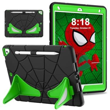 Imagem de Jaorty Capa infantil para iPad 9ª/8ª/7ª geração – iPad 10,2 polegadas 2021/2020/2019, capa 2 em 1, resistente à prova de choque, híbrida, resistente, com suporte, linda capa para tablet infantil para