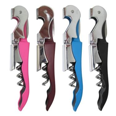 Imagem de Saca-rolhas de garçom profissional - Chave de vinho multifuncional com cortador de alumínio e abridor de garrafa - abridor portátil e resistente - Chave de vinho para garçons de restaurante, sommelier