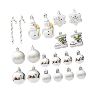 Imagem de Bolas de Natal Penduradas Pingentes Cor Decoração de Natal Sortidas para Centros de Mesa, Style C