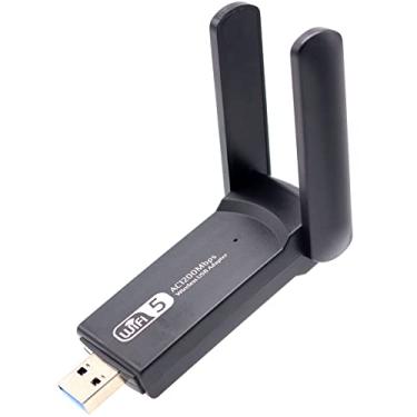 Imagem de Deal4GO RTL8822BU 802.11ac 867Mbps Adaptador WiFi sem fio USB 3.0 Cartão WLAN para Realtek RTL8822BU Windows 7/8.1/10, Linux, Ubuntu, Deepin