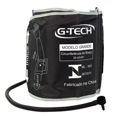 Imagem de Braçadeira Para Aparelho De Pressão Digital De Braço G-Tech Adulto Gra