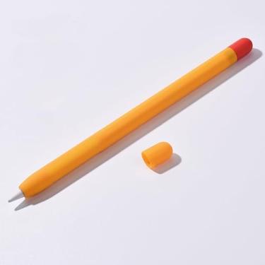 Imagem de GANGANPRO Estojo compatível com Apple Pencil 1ª geração, acessórios de aderência para Apple Pencil 1ª geração - laranja