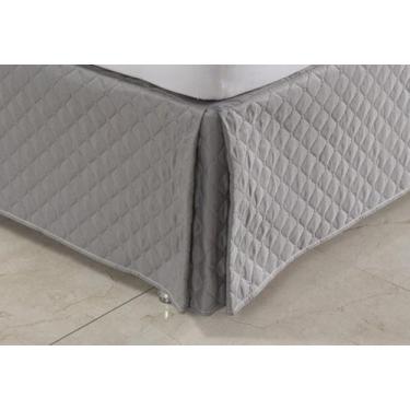 Imagem de Saia Cama Box Casal Matelasse Ultrassonico forro e babado - Nathalia E