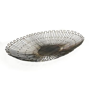 Imagem de Fruteira Preta e Dourada em Ferro