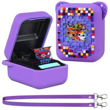 Imagem de Supmay Capa de silicone para animal de estimação digital de brinquedo interativo BITZEE com 15 animais dentro, bolsa protetora de silicone macio, capa protetora para acessórios eletrônicos virtuais