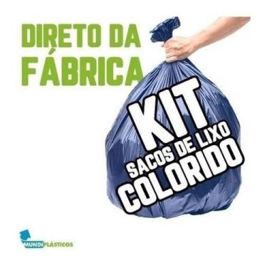 Imagem de Kit Saco De Lixo 300un De 150l Reforçadíssimo Azul - HIGIPACK