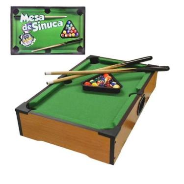 Imagem de Mesa De Bilhar Snooker Mini Brinquedos P/ Apartamento Sacada - 99Toys