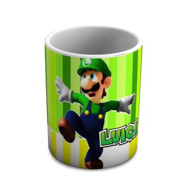 Imagem de Caneca de Ceramica Super Mario Luigi - Pomps Geek