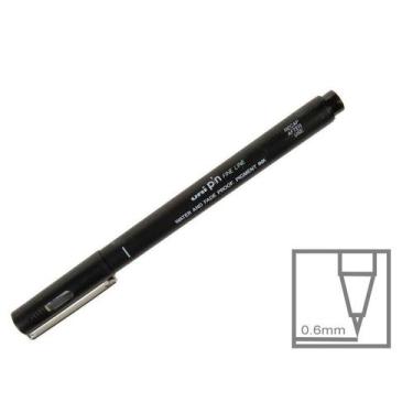 Imagem de Caneta Nanquim Uni Pin 0.6 Preta Uniball