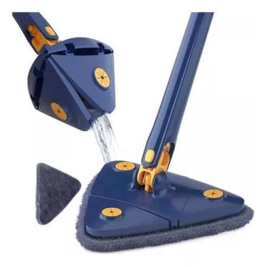Imagem de Mop Triangular Rodo Vassoura Esfregão Fácil Puxa Torcer - REIS VARIEDA